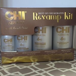 CHI Keratin Revamp Kit - Gold and White